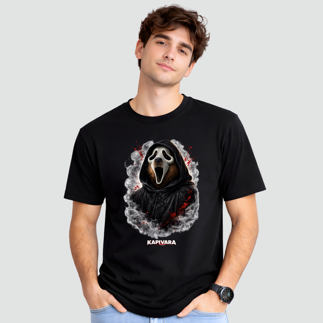 Camiseta Adulto Capivara Ghostface Terror