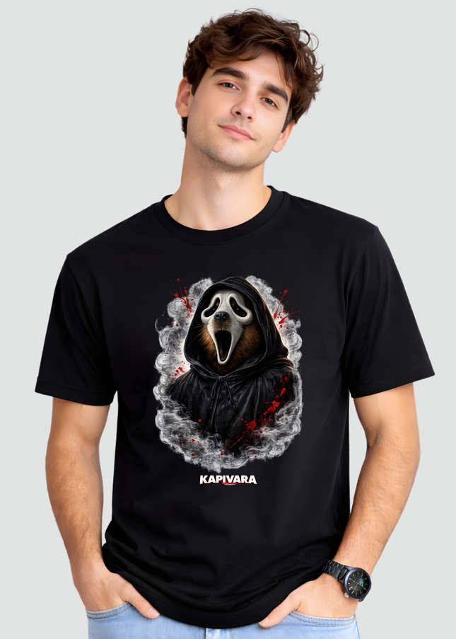 Camiseta Adulto Capivara Ghostface Terror