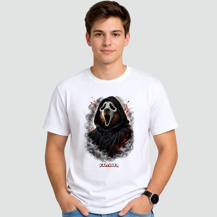 Camiseta Adulto Capivara Ghostface Terror