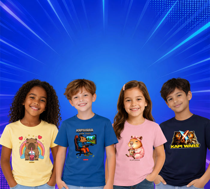 <h1><strong>Camisetas Infantis Criativas</strong></h1>