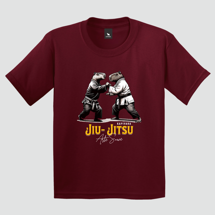 Camiseta Adulto Capivara Jiu-Jitsu Arte Suave