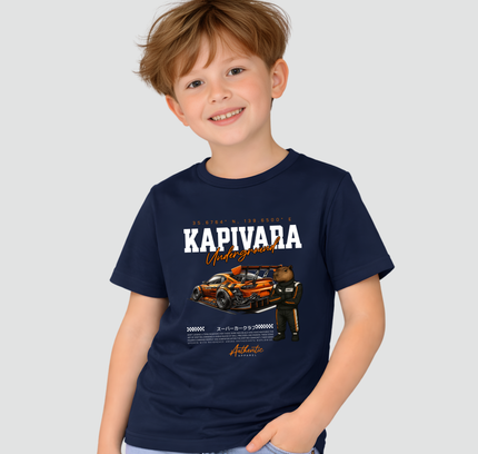 Camiseta Infantil Capivara Underground Drift Estilosa