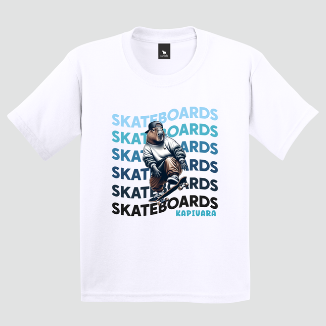 Camiseta Infantil Capivara Skateboards Radical